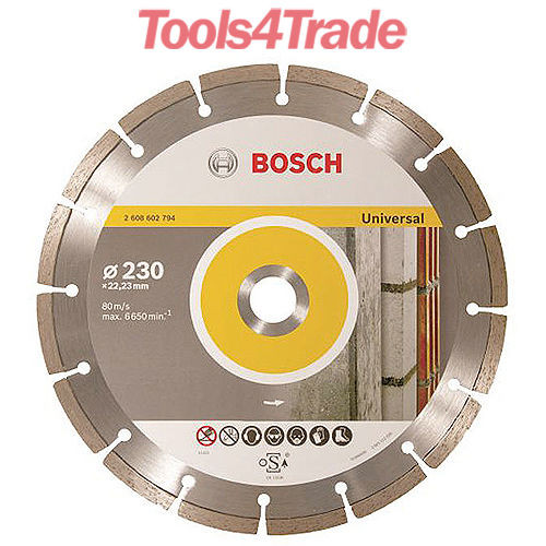 Bosch Diamond Cutting Blade Disc 230mm 9" Blade For Brick Concrete 2608602794