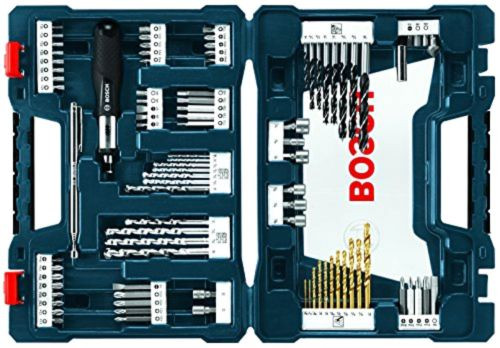 New Bosch MS4091 Drill and Drive Multi Bit Set, 91 Piece + Ratchet & Tough Case