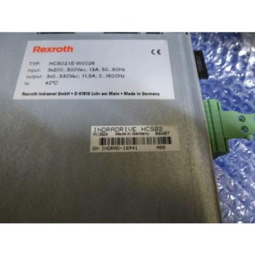 Bosch Canada France Rexroth Indramat HCS02.1E-W0028 mit Speicherkarte