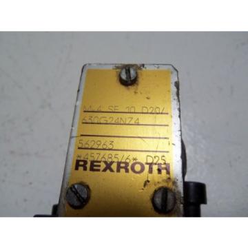 REXROTH Canada USA M-4SE10D20/630G24NZ4 *USED*