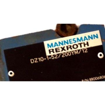 MANNESMANN France Russia REXROTH DZ10-1-52/200YM/12 PRESSURE REGULATOR RR006808