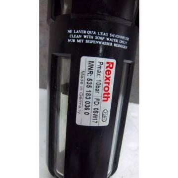 REXROTH Canada Italy KEY/LOCK AUTO DRAIN 5351-830-360 535-183-036-0 NEW-NO NO BOX 5351830360
