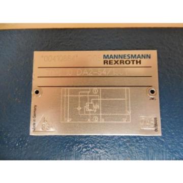 Mannesmann Germany USA Rexroth Pressure Reducing Hydraulic Valve ZDR 10 DA2-54/150 New