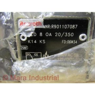 Rexroth Bosch R901107087 Valve HED 8 0A 20/350 K14 KS