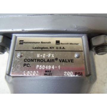 REXROTH Egypt Russia H-2-FX CONTROLAIR VALVE *NEW IN BOX*