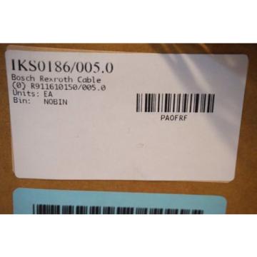 NEW Italy Mexico BOSCH REXROTH IKS0186 / 005.0 I/O CABLE R911610150/005.0 IKS01860050