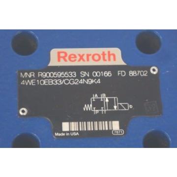 Origin REXROTH 4WE10EB33/CG24N9K4 VALVE R900595533