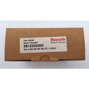 5812220300 Australia Australia 581-222-030-0 Rexroth Air Valve 5/2 Double Solenoid 110VAC ISO2