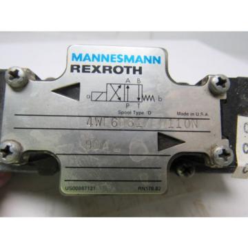 Mannesmann Japan china Rexroth 4WE6D61/EW110N Double Solenoid Operated Directional Valve
