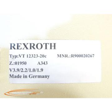 Rexroth Australia Italy VT 12323-20c Bedienpanel BF-1 MNR R900020267