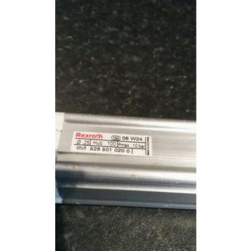 BOSCH China Korea REXROTH PNEUMATIC CYLINDER 5285010200 25MM BORE X 100MM STROKE USED ITEM