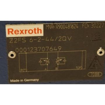 NEW Canada Germany REXROTH Z2FS 6-2-44/2QV FLOW CONTROL VALVE Z2FS6244/2QV