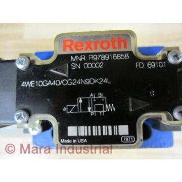 Rexroth Russia Korea Bosch R978916858 Valve 4WE10GA40/CG24N9DK24L - New No Box