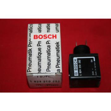 NEW Australia Greece Bosch Rexroth Solenoid Valve Coil 24VDC - 1 824 210 292 - 1824210292 - BNIB