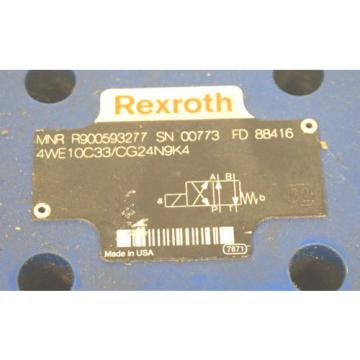 Origin REXROTH 4WE10C33/CG24N9K4 DIRECTIONAL CONTROL VALVE R900593277