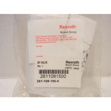 REXROTH China Canada BOSCH 261-108-150-0 NEW 261 PNEUMATIC VALVE 2611081500