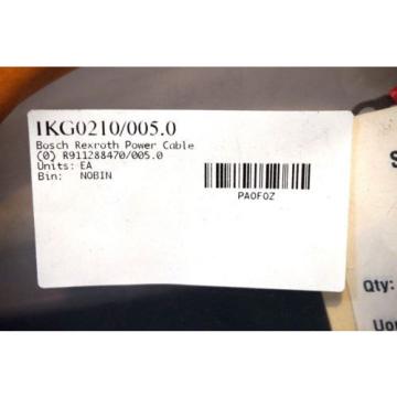 NEW Korea Russia BOSCH REXROTH IKG0210 / 005.0 POWER CABLE R911288470/005.0 IKG02100050