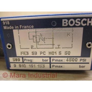 Rexroth Italy India Bosch FE3 SB PC M01 S 50 Valve - New No Box