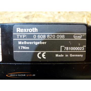 Rexroth Russia Dutch 0 608 820 098 Meßwertgeber mit 0 608 810 021