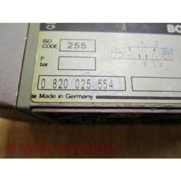 Rexroth Egypt France Bosch Group 0 820 025 554 Directional Control Valve - Used