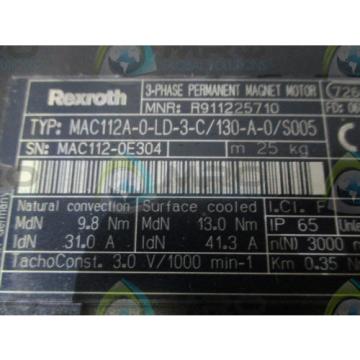 REXROTH Japan India MAC112A-0-LD-3-C/130-A-0/S005 PERMANENT MAGNET MOTOR *NEW NO BOX*