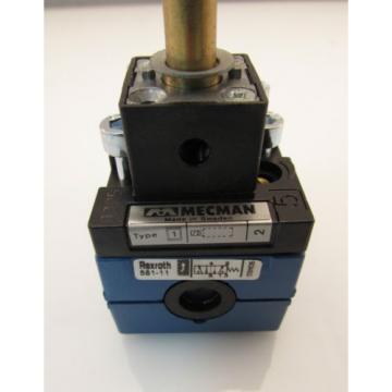 REXROTH MECMAN 581-21 PNEUMATIC VALVE