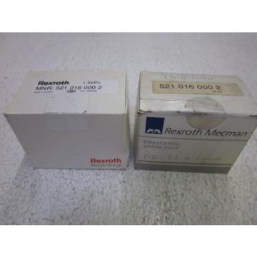 LOT Russia Singapore OF 2 REXROTH 521 016 000 2 *NEW IN BOX*