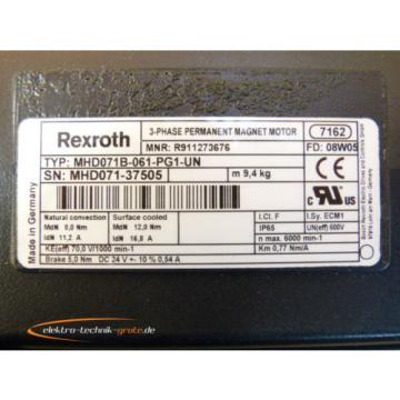 Rexroth Egypt Korea Indramat MHD071B-061-PG1-UN Permanent Magnet Motor   &gt; ungebraucht! &lt;