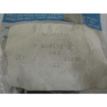 REXROTH India Greece P-068151-2 REBUILD KIT *NEW IN FACTORY BAG*