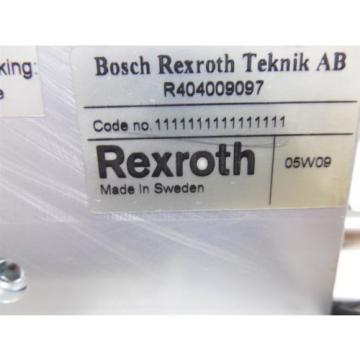 USED Egypt Italy Bosch Rexroth R404009097 05W09 Valve Terminal System Module 261-510-010-0