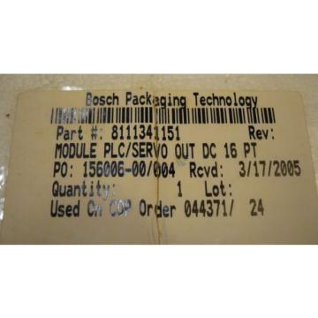 Bosch Singapore India Rexroth Indramat I/O Module RMA02.2-16-DC024-200 24VDC 2A NOS 280930