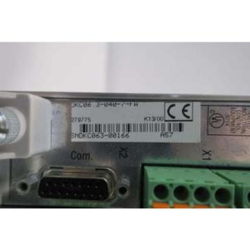 Origin REXROTH INDRAMAT DKC063-040-7-FW 0-480V-AC SERVO DRIVE D550374