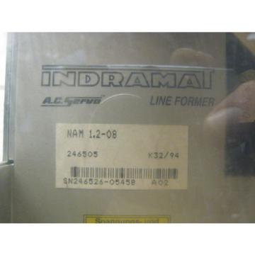 Rexroth Indramat NAM 12-08 AC Servo Drive Line Former Used Free Shipping