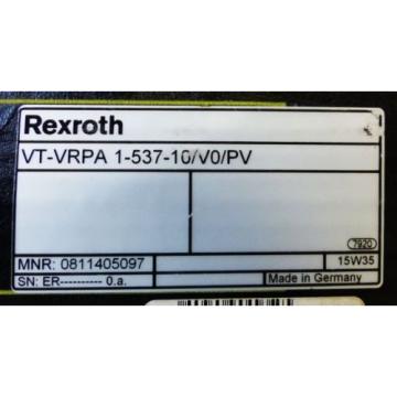 Rexroth Italy USA PV60 VT-VRPA 1-537-10/V0/PV 0811 405 097 0811405097 -unused/OVP-