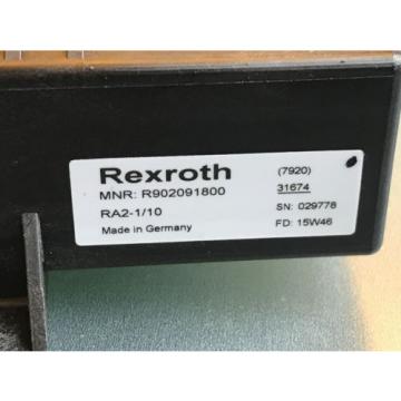 Analog Greece Russia amplifier Bosch Rexroth RA2-1/10