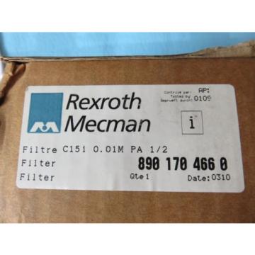 NEW Canada Japan Rexroth Mecman FIL C15i 8901704660 Filtre NIB