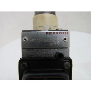 Rexroth HED 4 OA 15/50 Z14 W16 HED4OA15/50Z14 W16 Hydraulic Valve