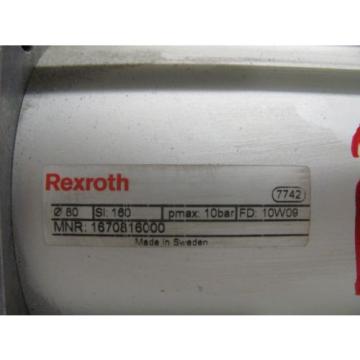 REXROTH Italy Singapore 1670816000 PNEUMATIC CYLINDER 80MM BORE 160MM STROKE NNB!!!