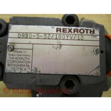 Rexroth India France Bosch Group DR30-5-52/100YV/12 Valve - Used