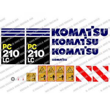 KOMATSU PC210LC DIGGER DECAL STICKER SET