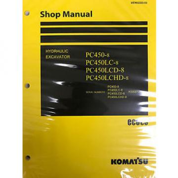 Komatsu PC450-8 PC450LC-8 PC450LCD-8 PC450LCHD-8 Service Repair Printed Manual