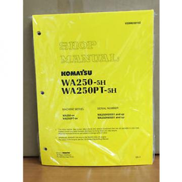 Komatsu WA250-5H, WA250PT-5H Wheel Loader Shop Service Repair Manual