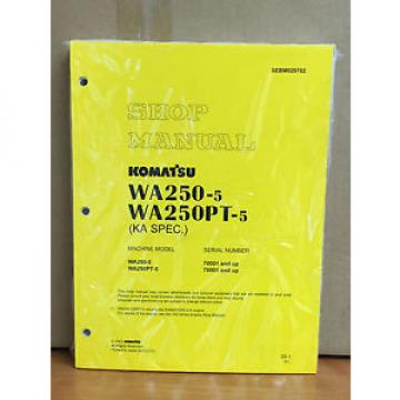 Komatsu WA250-5, WA250PT-5 (KA Spec.) Wheel Loader Shop Service Repair Manual