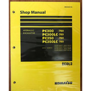 Komatsu PC300-7E0 PC300LC-7E0 PC350-7E0 PC350LC-7E0 Service Repair  Manual