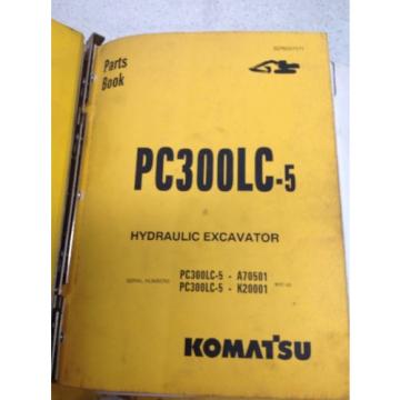 Komatsu PC300LC-5, Hydraulic Excavator Parts Book BEPB207071