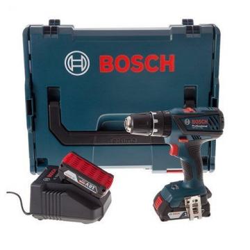 Bosch Professional GSB 18-2-LI Plus LS Drill (2 x 2.0Ah, L-BOXX) Blue Black Red