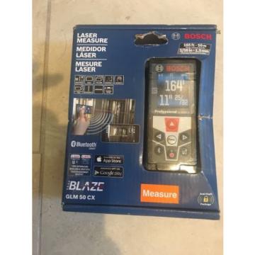 Bosch GLM 50 CX 165 ft. Laser Measure with Bluetooth and Full-Color Display