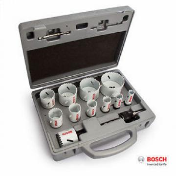 Bosch 14 Piece Progressor Holesaw Set 2608584667 19mm - 76mm &amp; HSS Pilot Drills