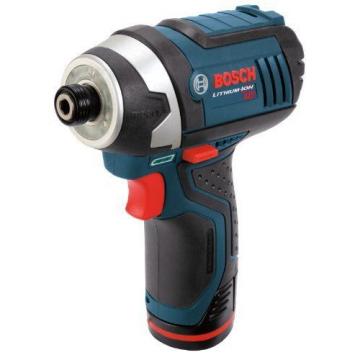 Bosch PS41-2A 12-Volt Max Lithium-Ion 1/4-Inch Hex Impact Driver Kit with 2 B...