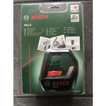 Bosch PLL 2 Cross Line Laser with Digital Display Fast Free P&amp;P New In Box